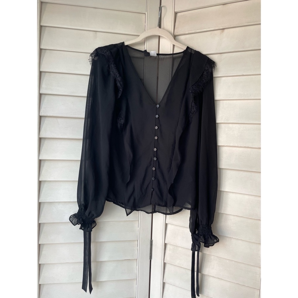 Black Long sleeve Blouse